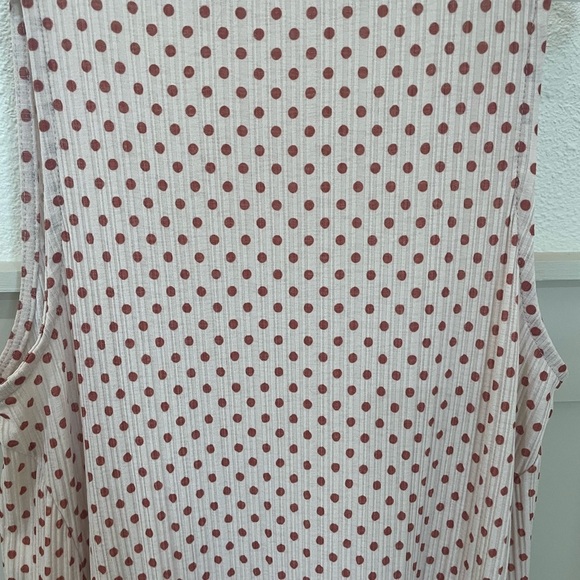 Zara Sleeveless Polka Dot Maxi Dress Size Small - Picture 3 of 14